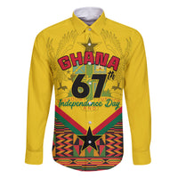 Ghana Independence Day Family Matching Summer Maxi Dress and Hawaiian Shirt Freedom and Justice African Pattern - Wonder Print Shop