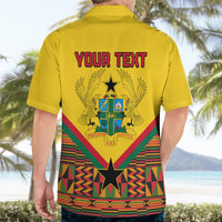 Ghana Independence Day Hawaiian Shirt Freedom and Justice African Pattern - Wonder Print Shop