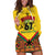 Ghana Independence Day Hoodie Dress Freedom and Justice African Pattern