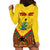Ghana Independence Day Hoodie Dress Freedom and Justice African Pattern