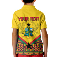 Ghana Independence Day Kid Polo Shirt Freedom and Justice African Pattern - Wonder Print Shop