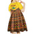Ghana Independence Day Kid Short Sleeve Dress Freedom and Justice African Pattern
