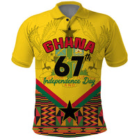 Ghana Independence Day Polo Shirt Freedom and Justice African Pattern - Wonder Print Shop