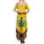 Ghana Independence Day Summer Maxi Dress Freedom and Justice African Pattern