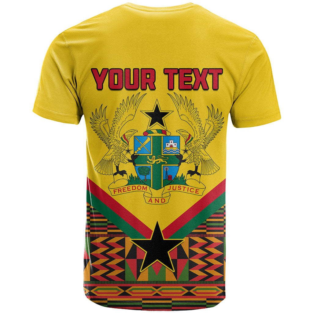 Ghana Independence Day T Shirt Freedom and Justice African Pattern - Wonder Print Shop