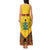 Ghana Independence Day Tank Maxi Dress Freedom and Justice African Pattern