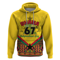 Ghana Independence Day Zip Hoodie Freedom and Justice African Pattern - Wonder Print Shop