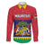 Mauritius Independence Day Family Matching Long Sleeve Bodycon Dress and Hawaiian Shirt Stella Clavisque Maris Indici Foral Pattern - Wonder Print Shop