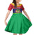 Mauritius Independence Day Family Matching Short Sleeve Bodycon Dress and Hawaiian Shirt Stella Clavisque Maris Indici Foral Pattern - Wonder Print Shop