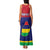 Mauritius Independence Day Family Matching Tank Maxi Dress and Hawaiian Shirt Stella Clavisque Maris Indici Foral Pattern - Wonder Print Shop