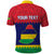 Mauritius Independence Day Polo Shirt Stella Clavisque Maris Indici Foral Pattern - Wonder Print Shop