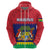 Mauritius Independence Day Zip Hoodie Stella Clavisque Maris Indici Foral Pattern - Wonder Print Shop