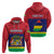 Mauritius Independence Day Zip Hoodie Stella Clavisque Maris Indici Foral Pattern - Wonder Print Shop