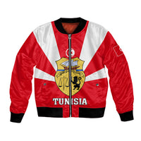 Tunisia Independence Day Bomber Jacket Coat Of Arms Flag Style - Wonder Print Shop