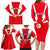 Tunisia Independence Day Family Matching Long Sleeve Bodycon Dress and Hawaiian Shirt Coat Of Arms Flag Style - Wonder Print Shop
