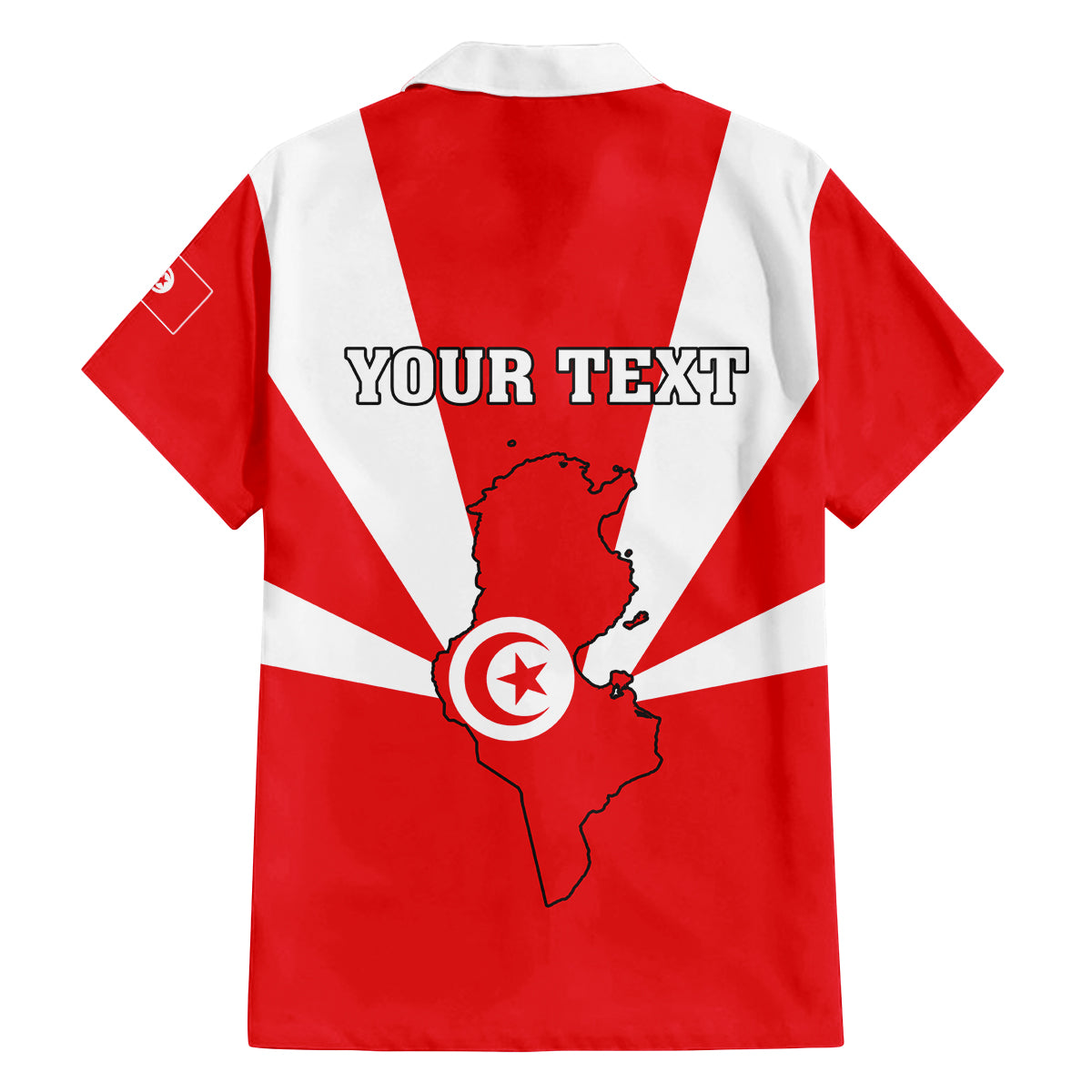 Tunisia Independence Day Family Matching Long Sleeve Bodycon Dress and Hawaiian Shirt Coat Of Arms Flag Style - Wonder Print Shop