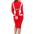 Tunisia Independence Day Family Matching Long Sleeve Bodycon Dress and Hawaiian Shirt Coat Of Arms Flag Style - Wonder Print Shop