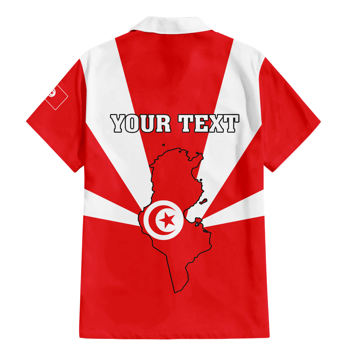 Tunisia Independence Day Family Matching Mermaid Dress and Hawaiian Shirt Coat Of Arms Flag Style - Wonder Print Shop