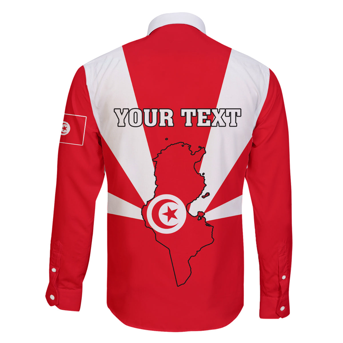 Tunisia Independence Day Family Matching Mermaid Dress and Hawaiian Shirt Coat Of Arms Flag Style - Wonder Print Shop