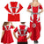 Tunisia Independence Day Family Matching Summer Maxi Dress and Hawaiian Shirt Coat Of Arms Flag Style - Wonder Print Shop