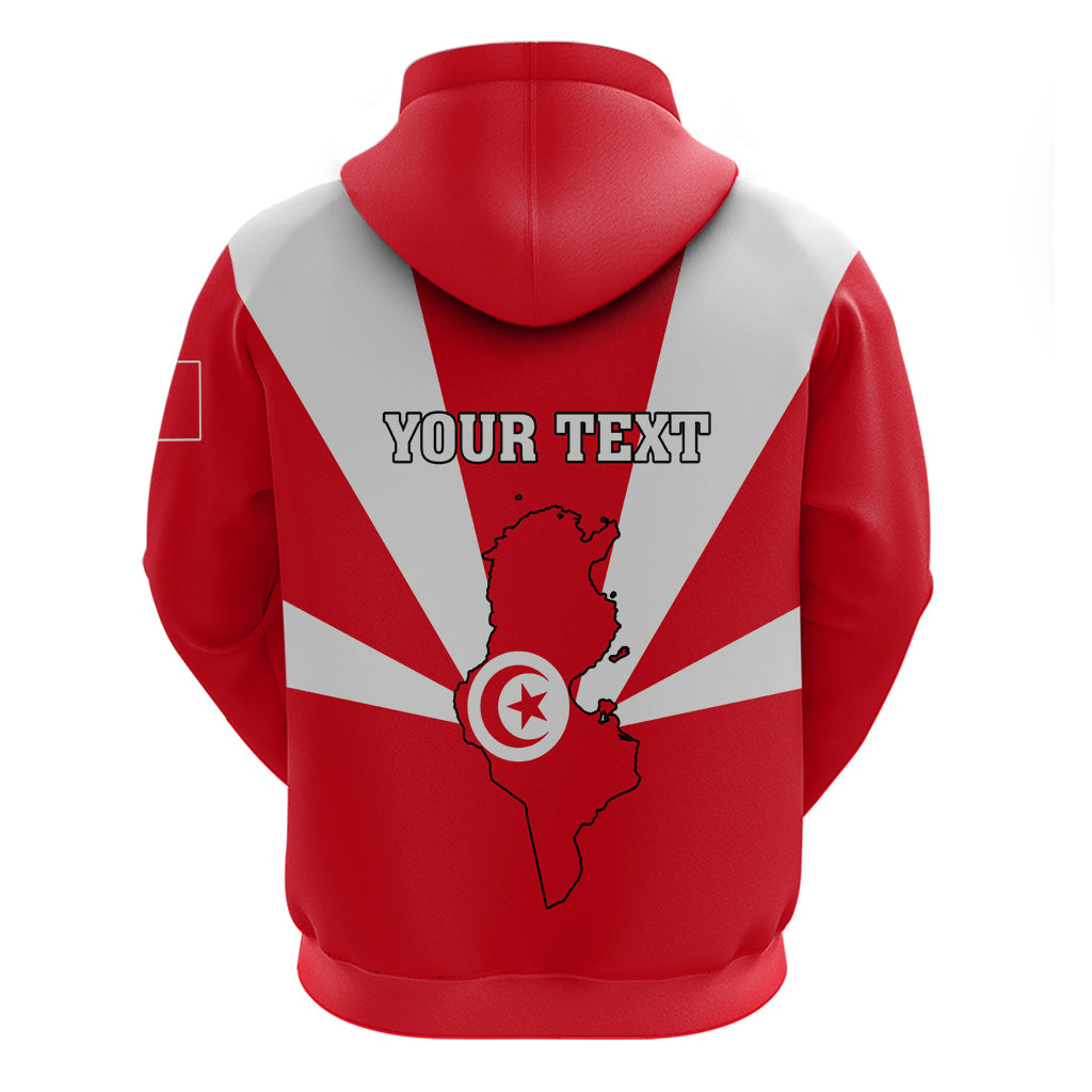 Tunisia Independence Day Hoodie Coat Of Arms Flag Style - Wonder Print Shop