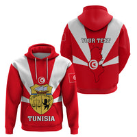 Tunisia Independence Day Hoodie Coat Of Arms Flag Style - Wonder Print Shop