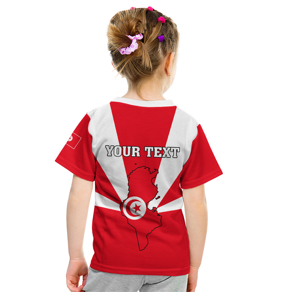 Tunisia Independence Day Kid T Shirt Coat Of Arms Flag Style - Wonder Print Shop