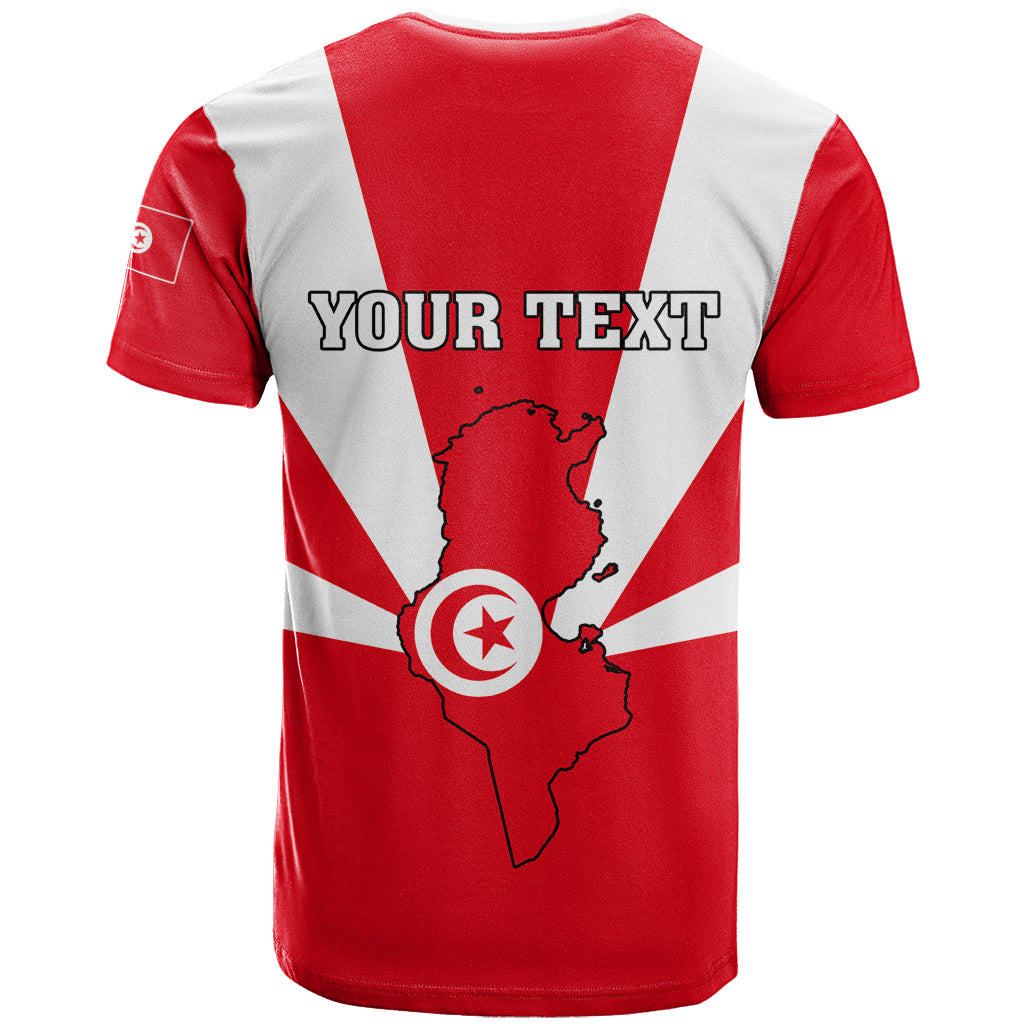 Tunisia Independence Day T Shirt Coat Of Arms Flag Style - Wonder Print Shop