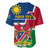 Namibia Independence Day Baseball Jersey Coat Of Arms Unique Style - Wonder Print Shop