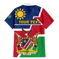Namibia Independence Day Family Matching Mermaid Dress and Hawaiian Shirt Coat Of Arms Unique Style - Wonder Print Shop