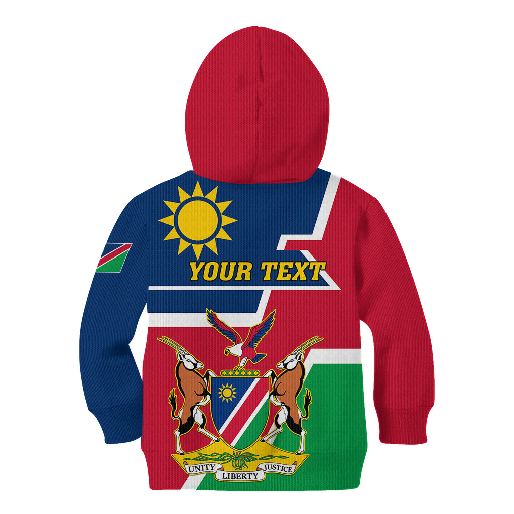 Namibia Independence Day Kid Hoodie Coat Of Arms Unique Style - Wonder Print Shop