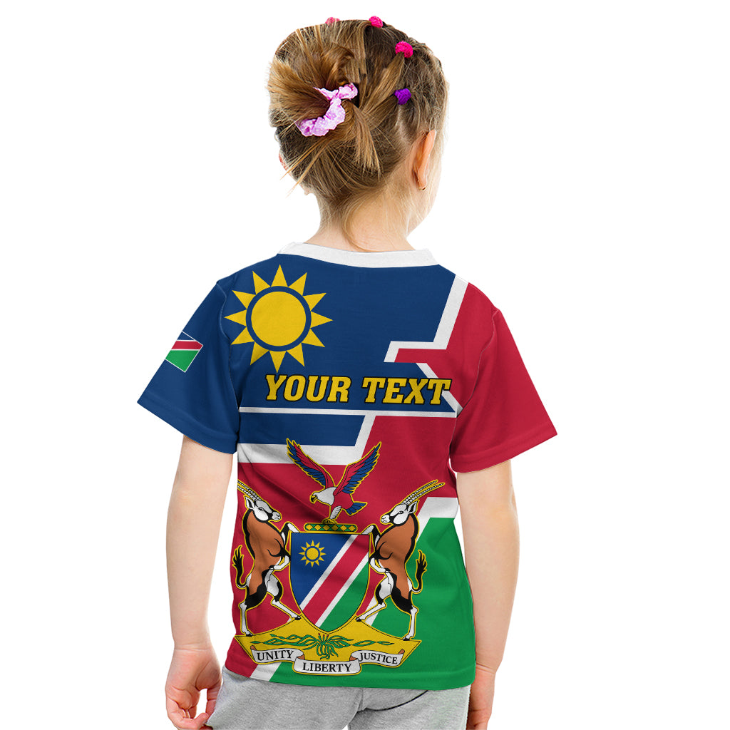Namibia Independence Day Kid T Shirt Coat Of Arms Unique Style - Wonder Print Shop