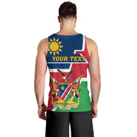 Namibia Independence Day Men Tank Top Coat Of Arms Unique Style - Wonder Print Shop