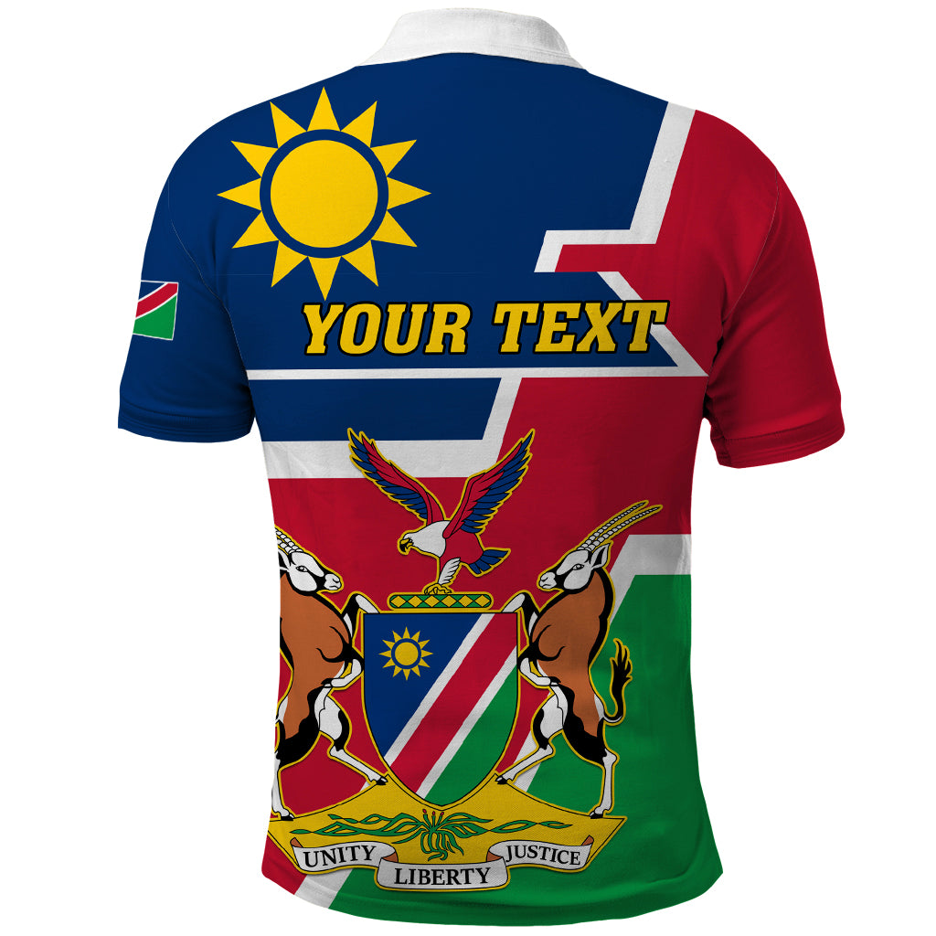 Namibia Independence Day Polo Shirt Coat Of Arms Unique Style - Wonder Print Shop