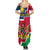 Namibia Independence Day Summer Maxi Dress Coat Of Arms Unique Style - Wonder Print Shop