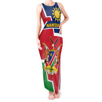Namibia Independence Day Tank Maxi Dress Coat Of Arms Unique Style - Wonder Print Shop