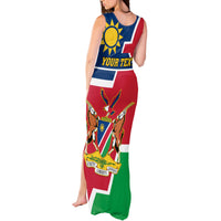 Namibia Independence Day Tank Maxi Dress Coat Of Arms Unique Style - Wonder Print Shop