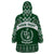 Pakistan Day Wearable Blanket Hoodie Coat Of Arms Mix Islamic Pattern - Wonder Print Shop