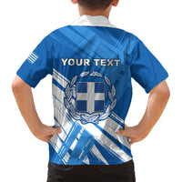 Greece Independence Day Family Matching Puletasi and Hawaiian Shirt Eleftheria i Thanatos Dolphin Jumping - Wonder Print Shop