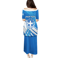 Greece Independence Day Puletasi Eleftheria i Thanatos Dolphin Jumping - Wonder Print Shop