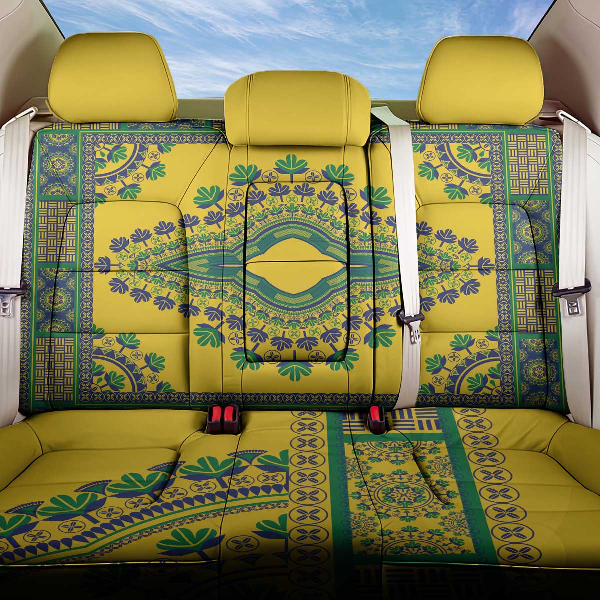 Grenadines Dashiki Back Car Seat Cover Proud To Be Grenadines
