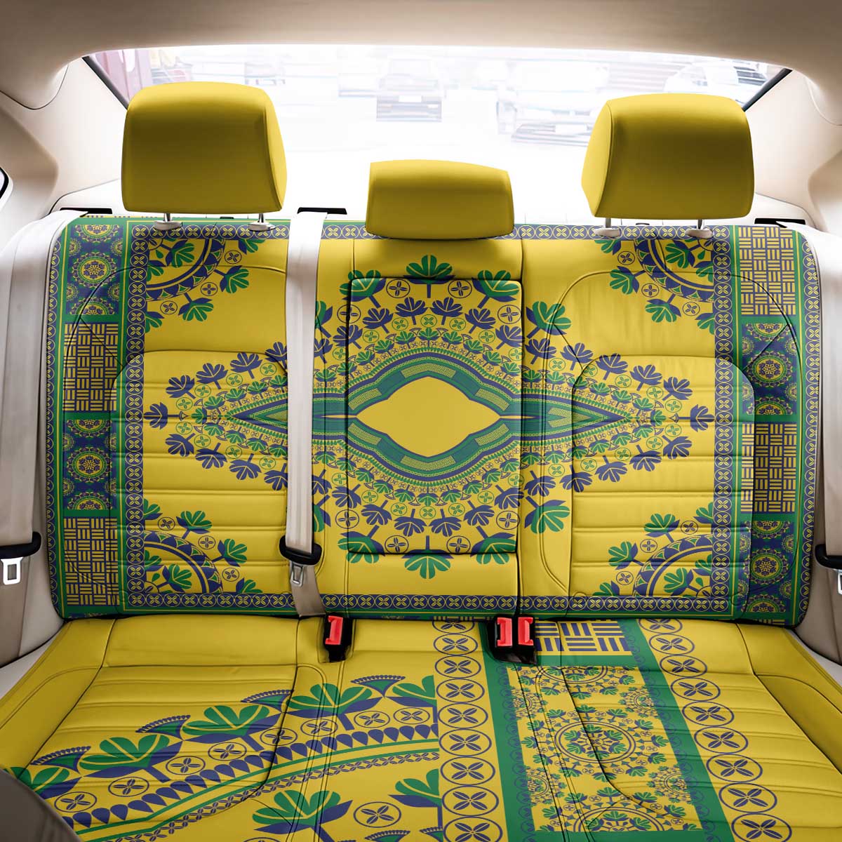 Grenadines Dashiki Back Car Seat Cover Proud To Be Grenadines