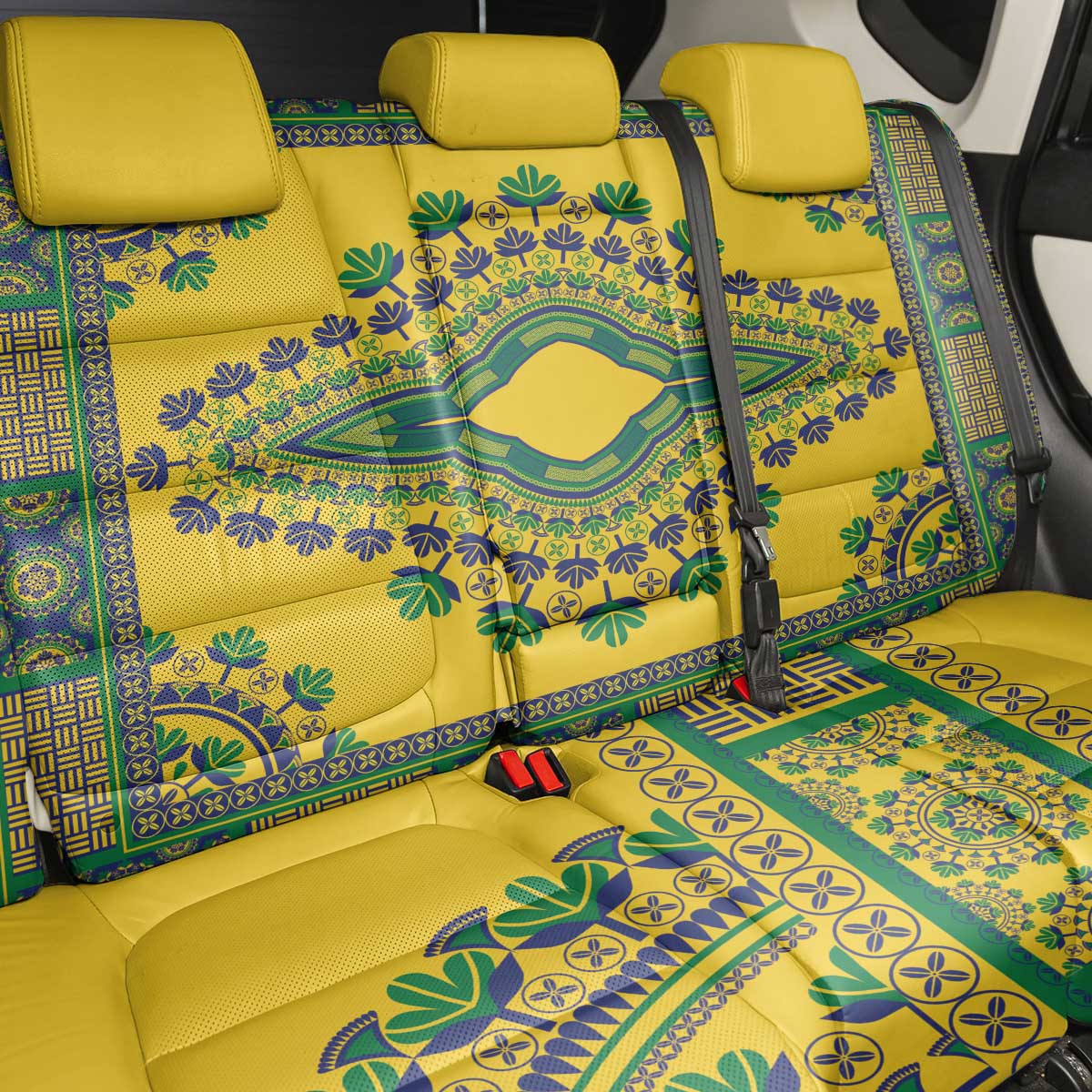Grenadines Dashiki Back Car Seat Cover Proud To Be Grenadines