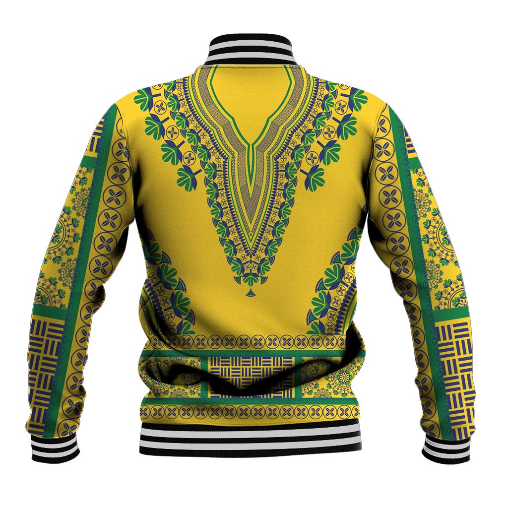 Grenadines Dashiki Baseball Jacket Proud To Be Grenadines