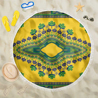 Grenadines Dashiki Beach Blanket Proud To Be Grenadines