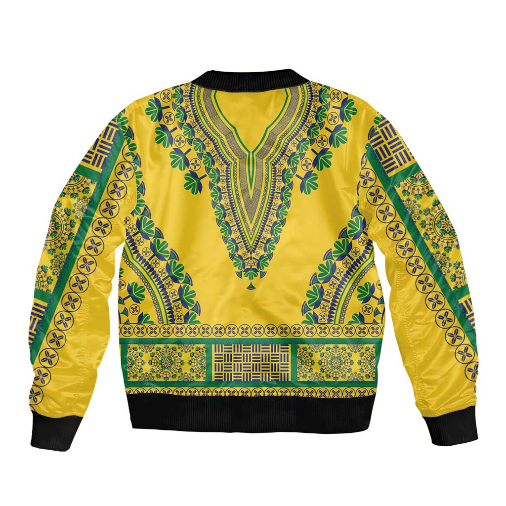 Grenadines Dashiki Bomber Jacket Proud To Be Grenadines
