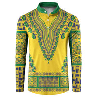 Grenadines Dashiki Button Sweatshirt Proud To Be Grenadines