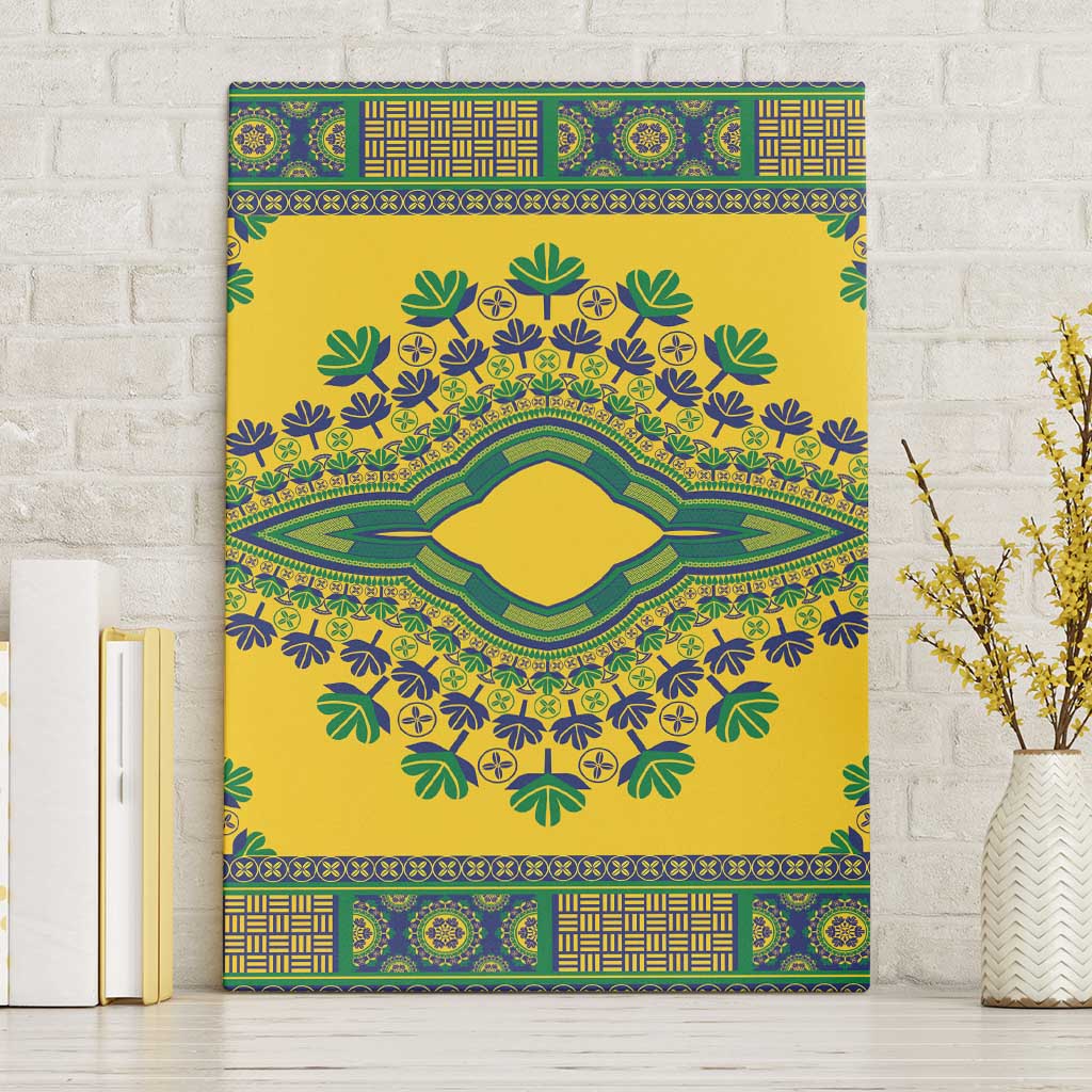 Grenadines Dashiki Canvas Wall Art Proud To Be Grenadines