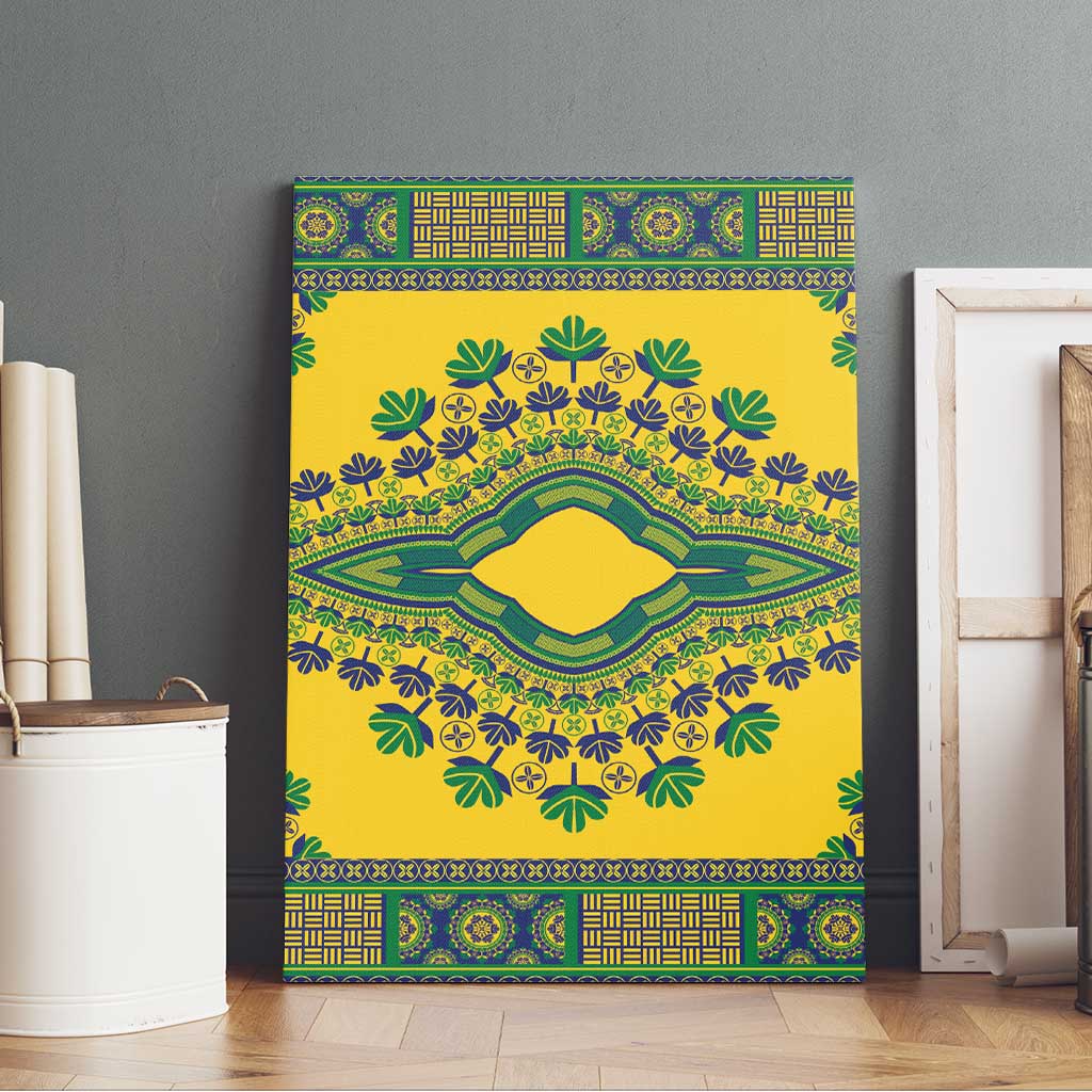 Grenadines Dashiki Canvas Wall Art Proud To Be Grenadines