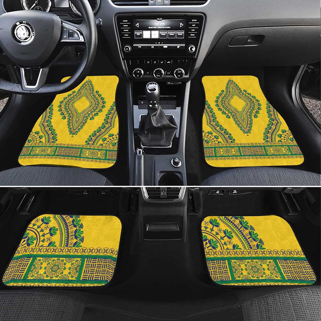 Grenadines Dashiki Car Mats Proud To Be Grenadines